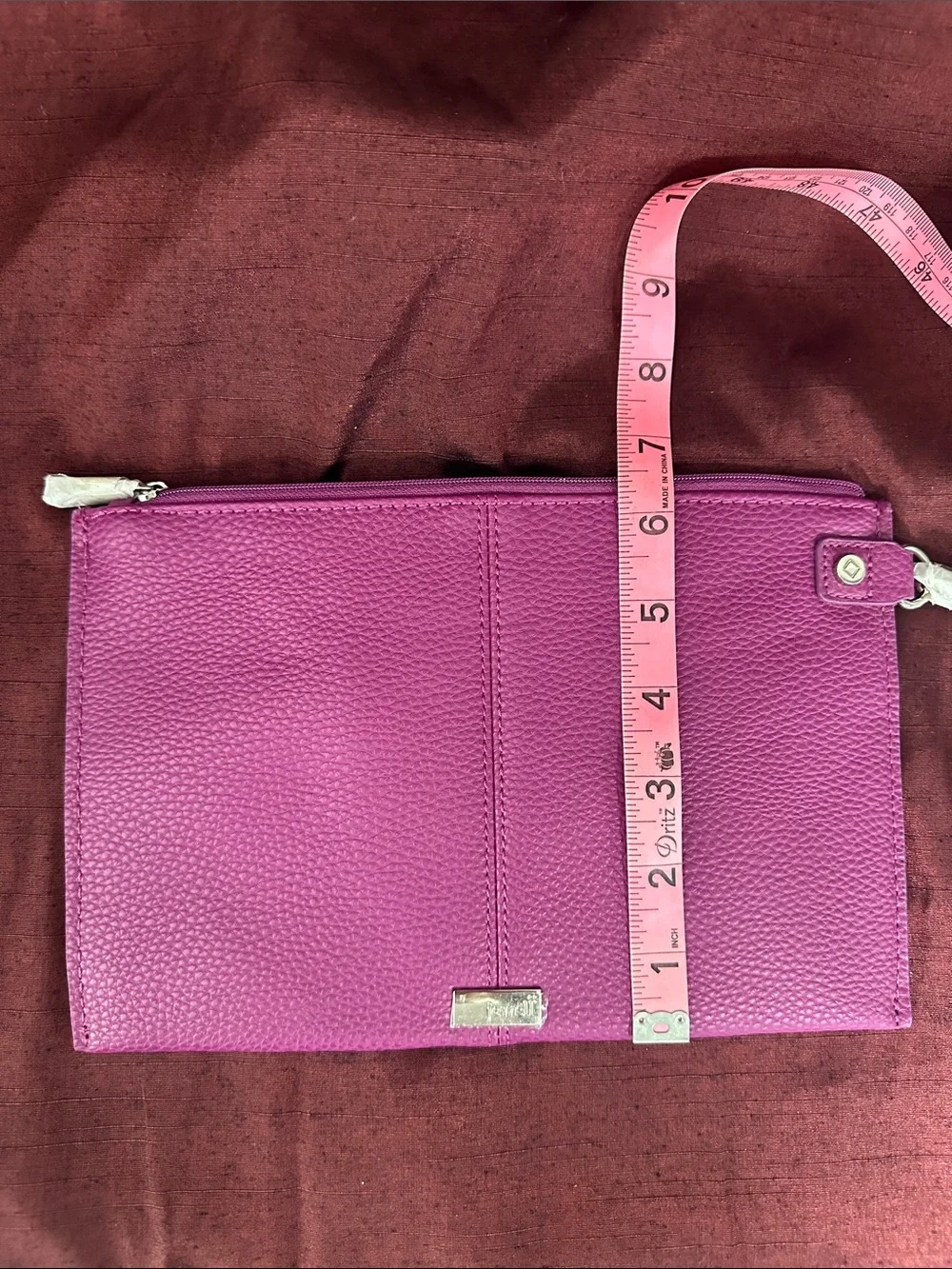 Vibrant Pink Jewell Wristlet Clutch 🩷✨